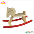 2015 nova chegada de madeira do cavalo de balanço, passeio incrível no brinquedo animal (w16d024)